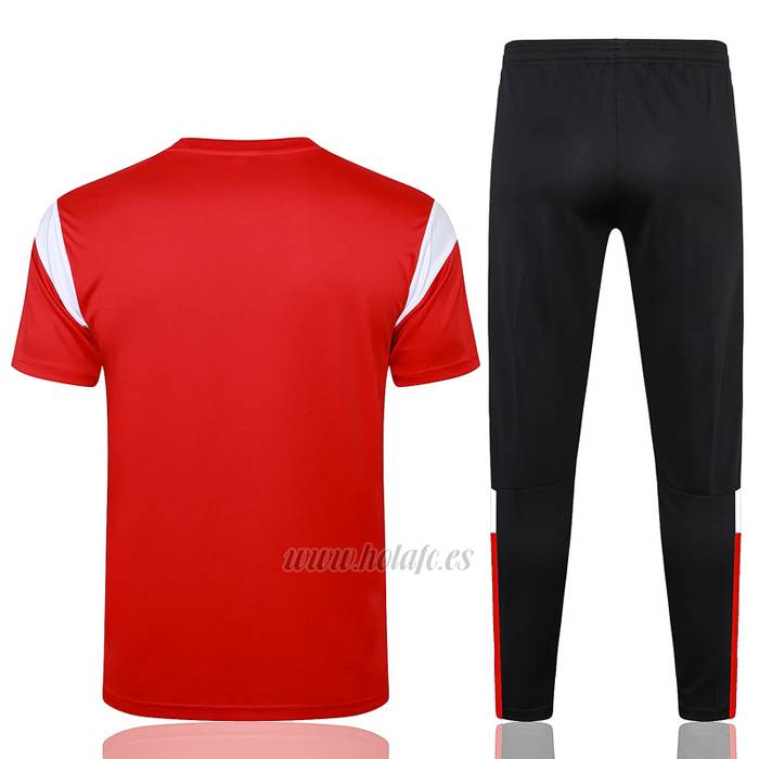 Chandal del AC Milan Manga Corta 2023-2024 Rojo